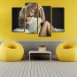 Five Panels Horizontal Print Wall Decor For Home Decoration