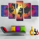 Art Print Modern/Comtemporary,Five Panels Horizontal Print Wall Decor For Home Decoration