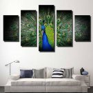 Art Print Modern/Comtemporary,Five Panels Horizontal Print Wall Decor For Home Decoration