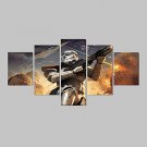 Canvas Print Art Set Of 5 Wall Pictures For Linving Room Abstract Cartoon Pictures Home Decor