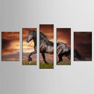 Canvas Set Famous Animal Modern Realism,Five Panels Canvas Any Shape Print Wall Decor For Home Dec