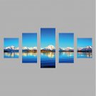 Canvas Print Abstract,Five Panels Canvas Horizontal Print Wall Decor For Home Decoration