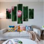 Canvas Print Abstract,Five Panels Canvas Horizontal Print Wall Decor For Home Decoration