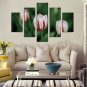 Canvas Print Abstract,Five Panels Canvas Horizontal Print Wall Decor For Home Decoration