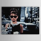Stretched Canvas Art Pop Art People Audrey Hepburn of Breakfast at Tiffany's Ready to Hang