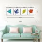 Canvas Print Four Panels Canvas Vertical Panoramic Print Wall Decor For Home Decoration