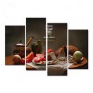 Four Panels Horizontal Print Wall Decor For Home Decoration