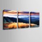 E-HOME Stretched Canvas Art Autumn Mountain Decoration Painting Set Of 3