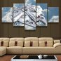 Art Print Still Life Traditional Five Panels Horizontal Print Wall Decor For Home Decoration