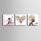 E-HOME Stretched Canvas Art Butterfly Fairy Series Decoration Painting MINI SIZE One Pcs
