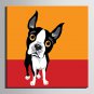 E-HOME Stretched Canvas Art Lovely Dog Series Decoration Painting MINI SIZE One Pcs