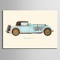 E-HOME Stretched Canvas Art Retro Cars Series Decoration Painting MINI SIZE One Pcs