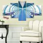 Art Print Abstract Modern Five Panels Horizontal Print Wall Decor For Home Decoration