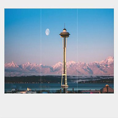 Art Print Landscape Modern Three Panels Horizontal Print Wall Decor For Home Decoration-1