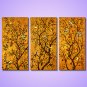 Singing Birds on The Tree Canvas Print Art  Modern Artworks for Home Decoration 35x70cmx3pcs Unfra
