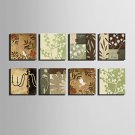 E-HOME Stretched Canvas Art  Retro Pattern Series Decoration Painting MINI SIZE One Pcs