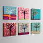 E-HOME Stretched Canvas Art A Tree Full Of Flowers Series Decoration Painting MINI SIZE One Pcs