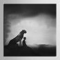 E-HOME Stretched Canvas Art Animal Gray Series Decoration Painting MINI SIZE One Pcs