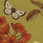 E-HOME Stretched Canvas Art Butterflies And Flowers Decoration Painting Set Of 4