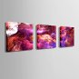 E-HOME Stretched Canvas Art Purple Cloud Wonders Decoration Painting Set Of 3
