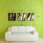 E-HOME Stretched Canvas Art Bamboo Forest Decoration Painting Set Of 3