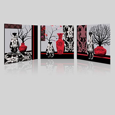JAMMORY Canvas Set Landscape ,Three Panels Gallery Wrapped, Ready To Hang Vertical Print No Frame