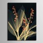 E-HOME Stretched Canvas Art Transparent Flower Series Decoration Painting MINI SIZE One Pcs