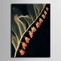 E-HOME Stretched Canvas Art Transparent Flower Series Decoration Painting MINI SIZE One Pcs