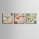 E-HOME Stretched Canvas Art Flowers And Animals Series Decoration Painting MINI SIZE One Pcs