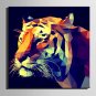 E-HOME Stretched Canvas Art Geometry of The Tiger Decoration Painting One Pcs