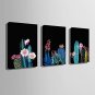 E-HOME Stretched Canvas Art Cactus in The Night Decoration Painting One Pcs