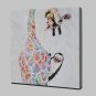 Large Oil Painting Modern Abstract Giraffe Animal Hand Painted Canvas With Stretched Frame Ready T