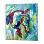 20 Inches Painting Colorful Horse Abstract Style