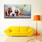 Canvas Painting Oil Painting Modern Cartoon Animals Wall Pictures Kids Room Wall Decor