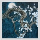 Oil Paintings Modern Flower And Bird Style Canvas Material With Wooden Stretcher Ready To Hang SIZ