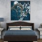 Oil Paintings Modern Flower And Bird Style Canvas Material With Wooden Stretcher Ready To Hang SIZ