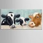 Hand-Painted Abstract / Animal 100% Hang-Painted Oil Painting,Modern / Classic One Panel Canvas Oi