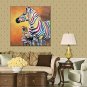 Oil Paintings Zebra Style Canvas Material With Wooden Stretcher Ready To Hang Size60*60CM and 70*