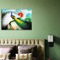 Oil Paintings Animal Style Canvas Material With Wooden Stretcher Ready To Hang Size 60*90 CM .