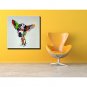 Single Modern Abstract Pure Hand Draw Frameless Decorative Painting Dog