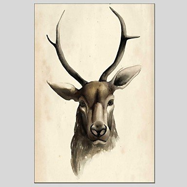 Oil Paintings  Deer Style Canvas Material With Wooden Stretcher Ready To Hang Size60*90CM and 50*7