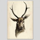 Oil Paintings  Deer Style Canvas Material With Wooden Stretcher Ready To Hang Size60*90CM and 50*7