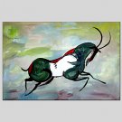 OilPaintingAnimalStyleCanvasMaterialwithStretchedFrameReadyToHangSIZE60*90CM.