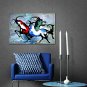 OilPaintingAnimalStyleCanvasMaterialwithStretchedFrameReadyToHangSIZE60*90CM.