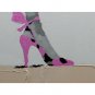 Single Modern Abstract Pure Hand Draw Ready To Hang Decorative Oil Painting Walk The Dog