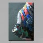 Single Modern Abstract Pure Hand Draw Ready To Hang Decorative Fish Oil Painting