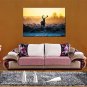 Oil Paintings Sika Deer Style Canvas Material With Wooden Stretcher Ready To Hang Size60*90CM and