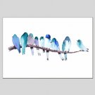 Oil Paintings Bird Painting Style Canvas Material With Wooden Stretcher Ready To Hang Size60*90CM