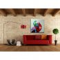 Single Modern Abstract Pure Hand Draw Ready To Hang Decorative The Peacock Oil Painting