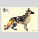 Oil Paintings Animal Style Canvas Material With Wooden Stretcher Ready To Hang Size60*90CM .